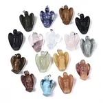 Natural & Synthetic Mixed Gemstone Pendants