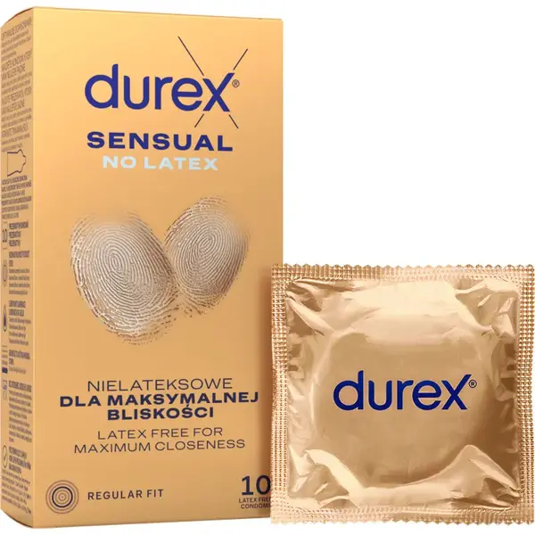Durex Sensual No Latex kondomy 10 ks