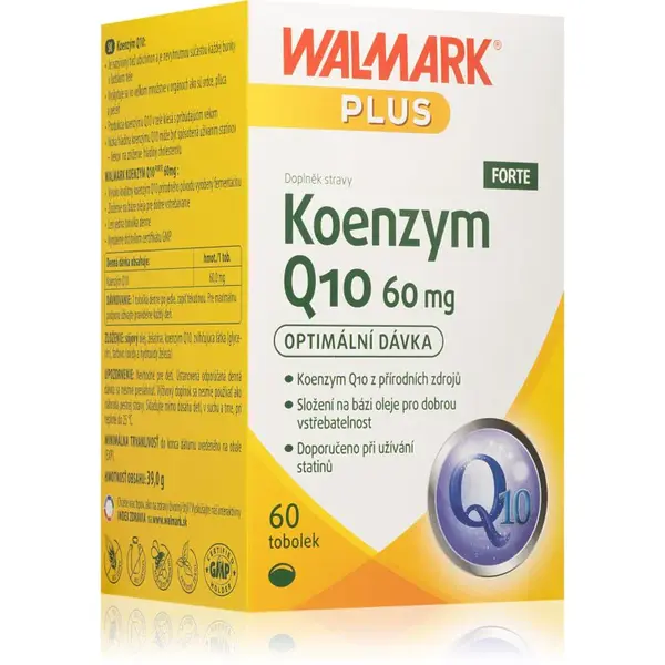 Walmark Koenzym Q10 FORTE 60 mg tobolky s koenzymem Q10 60 cps