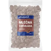 Allnature Pecičky Mléčná čokoláda mléčná čokoláda 500 g