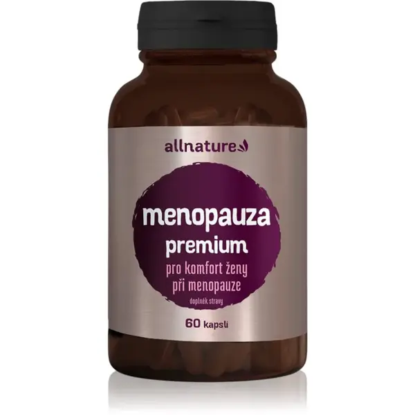 Allnature Menopauza Premium kapsle pro podporu komfortu při menopauze 60 cps