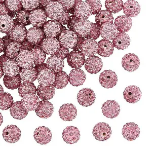 Pave Disco Ball Beads