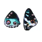 Epoxy Resin Butterfly Wing Pendants