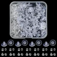 300Pcs 3 Style Plastic Ear Nuts