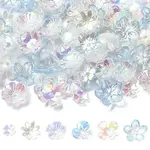 120Pcs 6 Styles Mixed Styles Acrylic Bead Caps
