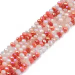 Electroplate Glass Beads Strands