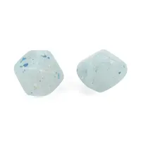 Marbled Stone Style Opaque Acrylic Beads