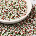 6/0 Opaque Colours Seep Glass Seed Beads