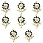 8Pcs Alloy Enamel Pendants