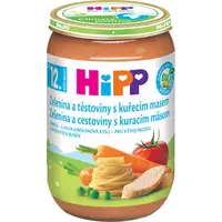Hipp BIO dětské menu zelenina a těstoviny s kuřecím masem dětský příkrm 220 g