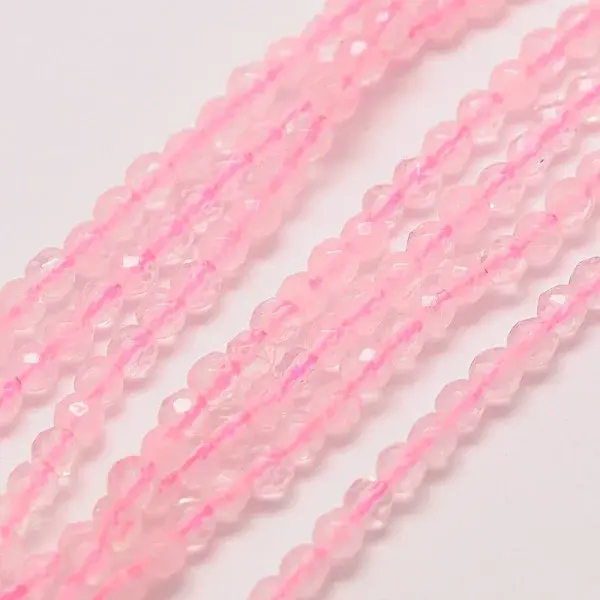 Natural Rose Quartz Beads Strands