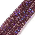 Electroplate Glass Beads Strands