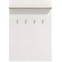 Věšákový panel falka i - bílá/dub šedý
