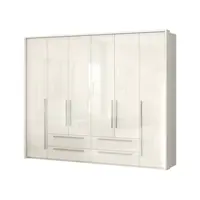 Šestidveřová skříň tiana-béžová - p62/pn základní