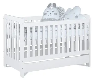 Dětská postýlka 70x130 paxton - bílá