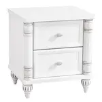 Noční stolek carmen - bílá