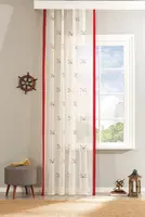 Dětská záclona jack s motivem pirátské lebky 140x260cm