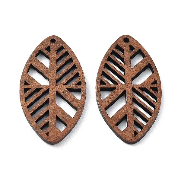 Walnut Wood Laser Cut Pendants