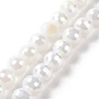 Electroplate Glass Beads Strands