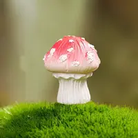 Resin Mushroom Miniature Ornaments