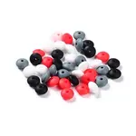 Rondelle Food Grade Eco-Friendly Silicone Focal Beads