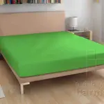 20-froté prostěradlo - sytě zelené - 160 x 200 cm