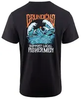 Grundéns tričko support fishermen ss t-shirt black - xxxl