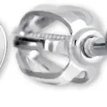 Soliter Zlaté náušnice Srdiečka s kryštálmi 239 001 00724 07