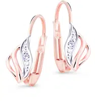 Cutie Jewellery Luxusné náušnice s trblietavými zirkónmi Z8024-55-10-X-R4