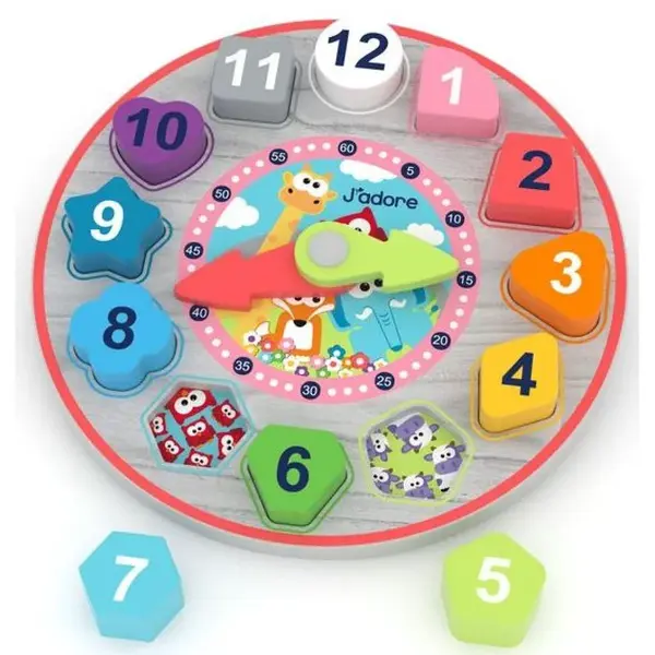 J'adore Drevené hodiny vkladačka