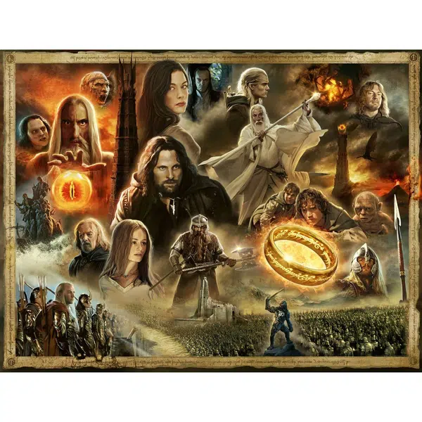 Ravensburger puzzle Pán prsteňov Dve veže 2000 dielikov