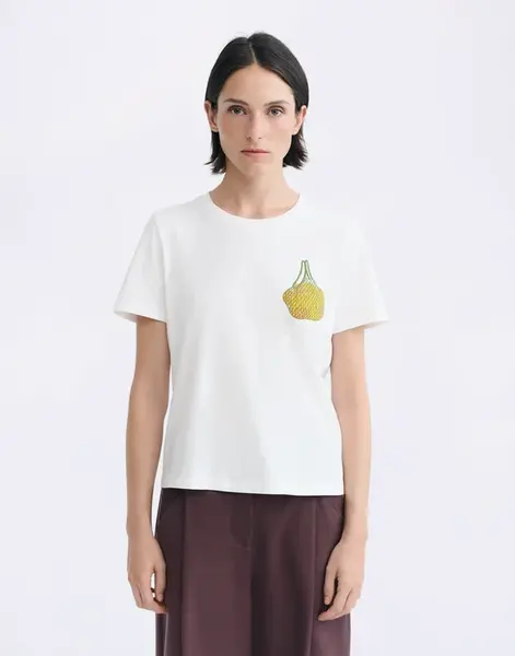 Tričko Thinking MU Limes Ida Tee WHITE