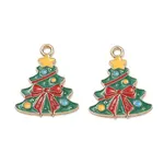 Christmas Themes Alloy Enamel Pendants