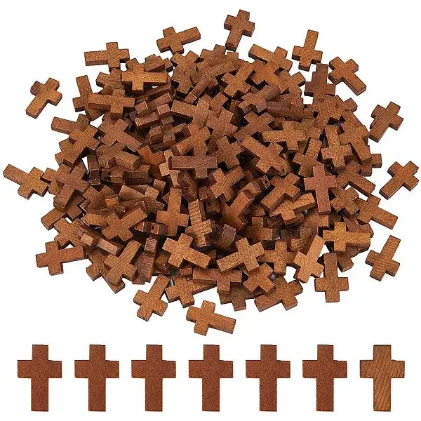 100Pcs Wooden Pendants
