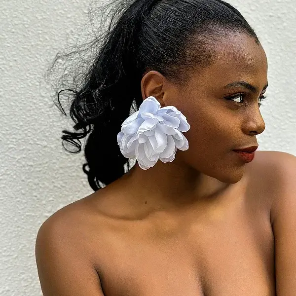 Cloth Stud Earrings