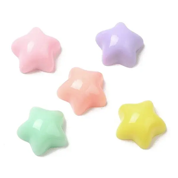 Cartoon Opaque Resin Cabochons