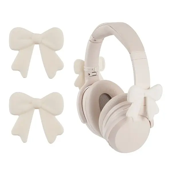 Silicone Bowknot Headphone Charms