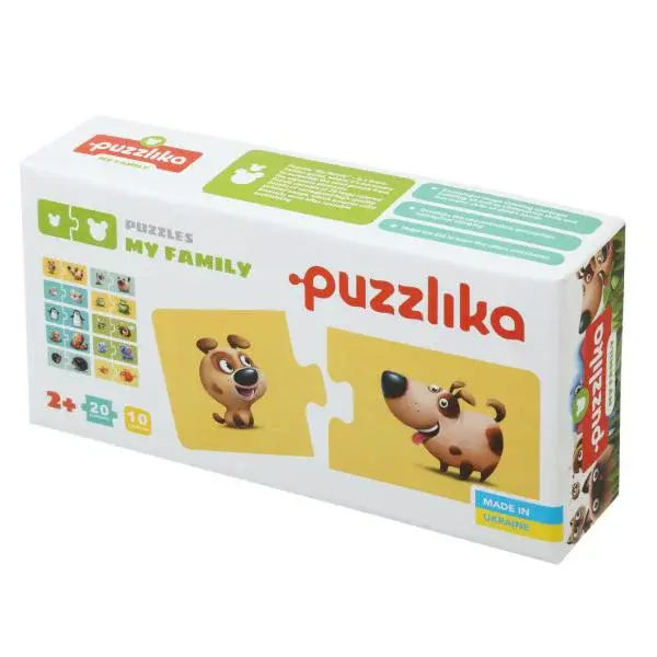 Puzzlika 13531 Moje rodina - naučné puzzle 20 dílků