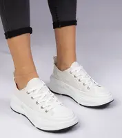 Gemre White Women's Lace Sneakers Katerin