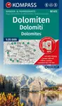 672 Dolomity 1: 35 000 KOMPASS