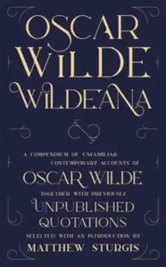 Wildeana (riverrun editions) - Oscar Wilde