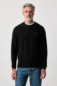 Tommy Hilfiger  tričko s dlouhým rukávem pánské s bavlnou