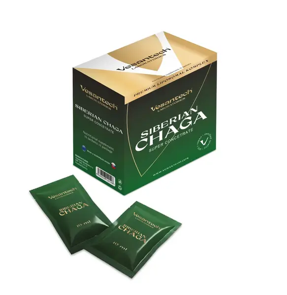 Zdravý svet Lipozomální sibiřská čaga Shotbox