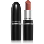 MAC Cosmetics MACximal Mini Silky Matte Lipstick matný rúž odtieň Warm Teddy 1.7 g