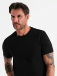 Ombre Classic BASIC men's cotton T-shirt - black