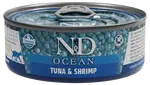 Konzerva N&D Cat Ocean Tuna & Shrimp 70g