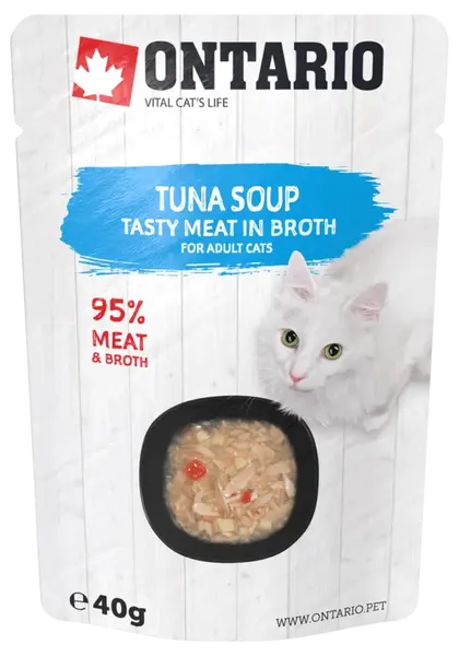 Polévka Ontario Cat Soup Tuna with vegetables 40g