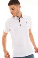 T8582 DEWBERRY MEN'S T-SHIRT-WHITE
