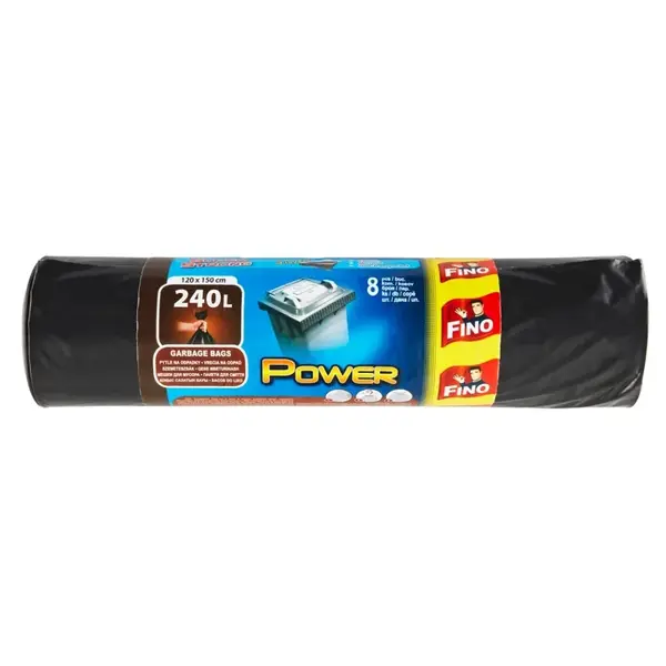 FINO Power Pytle na odpadky 240 l 8 kusů
