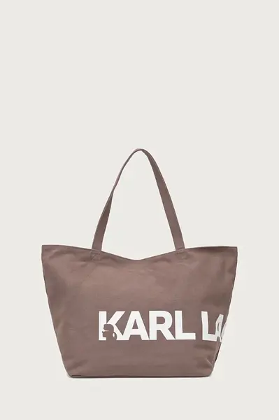 Karl Lagerfeld  tote taška dámská bavlněná K/ESSENTIAL